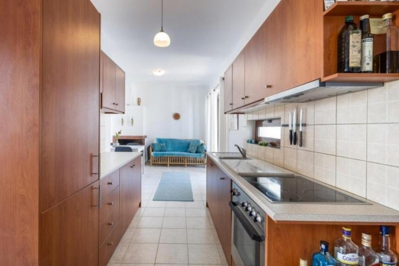 Ag. Paraskevi bei Rethymno Kreta, Ag. Paraskevi: Tolle Wohnung in schöner Anlage mit Meerblick zu verkaufen Wohnung kaufen